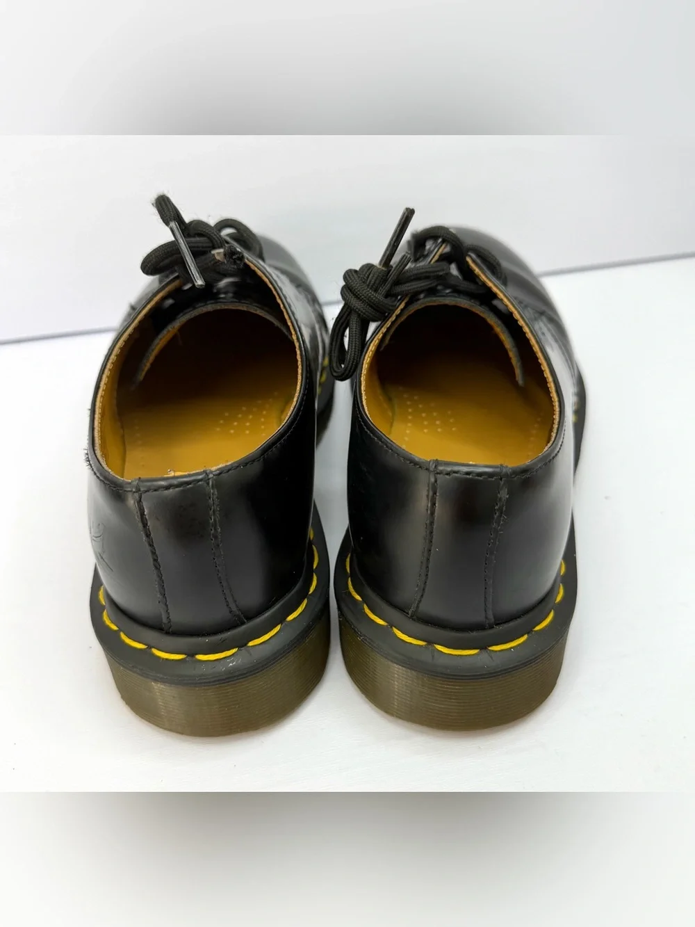 Dr. Martens 1461 Black Leather Shoes US Women 6 Men 5 UK 4 EU 37 3-Eye Oxford